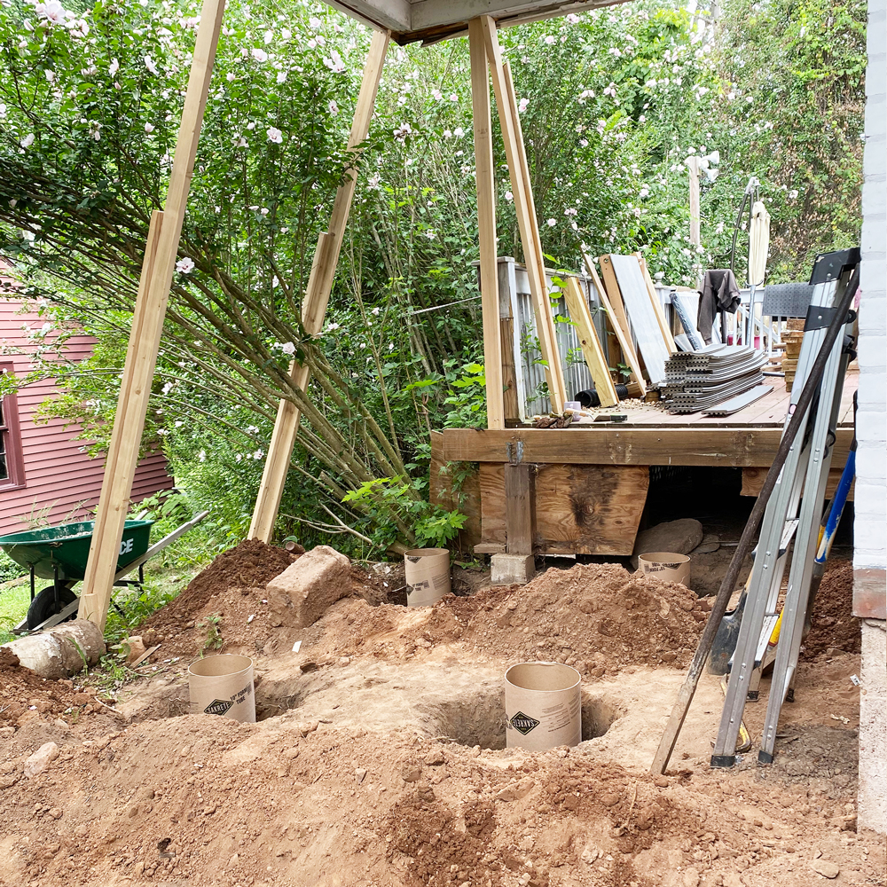 Middletown Porch Framing