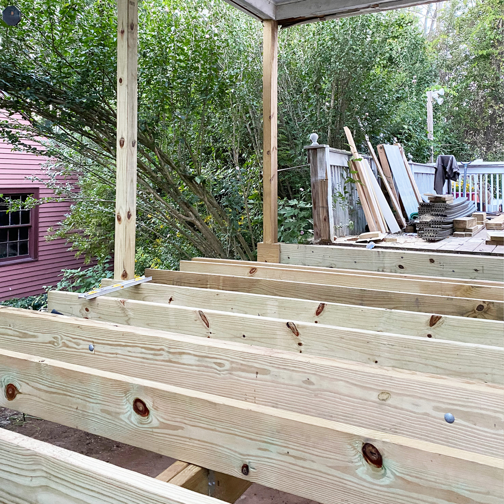 Middletown Porch Framing